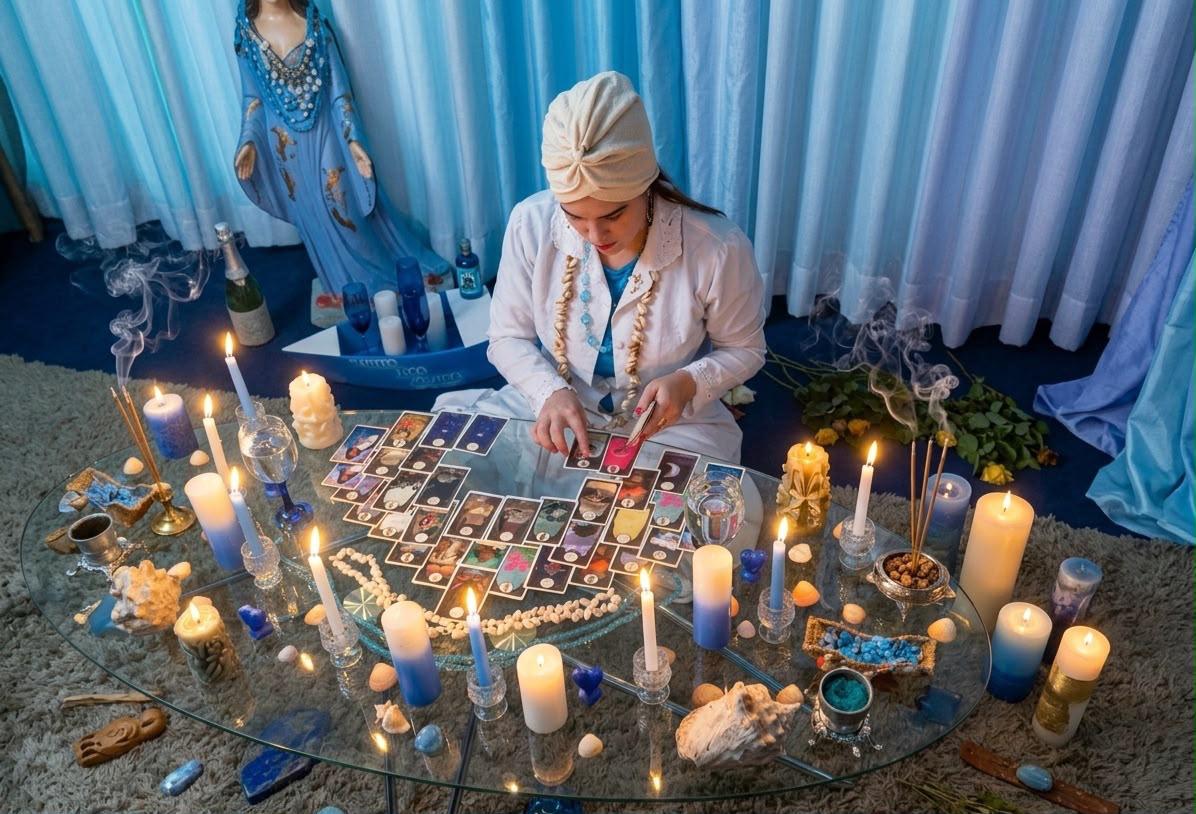 Dandara em atendimento espiritual